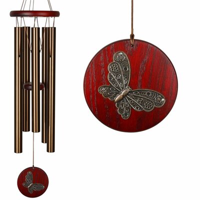 Bronze Butterfly Wind Chime